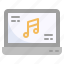 music, desktop, laptop, application 