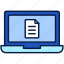 laptop, document, and, file, paper, online, folder, notebook, format 
