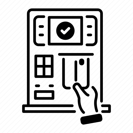 Atm, machine, withdrawal, banking, transaction icon - Download on Iconfinder