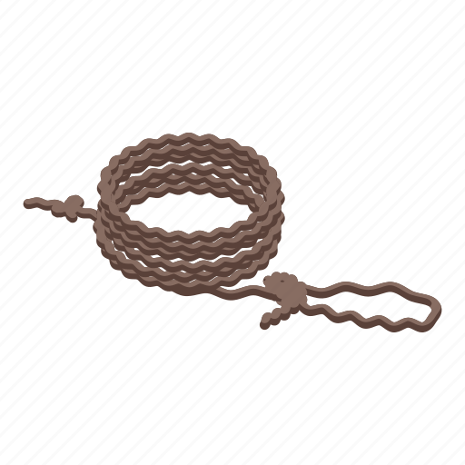 Rope, lasso, isometric icon - Download on Iconfinder