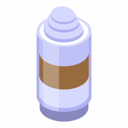 Latte, beverage, isometric icon - Download on Iconfinder