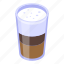 latte, break, isometric 