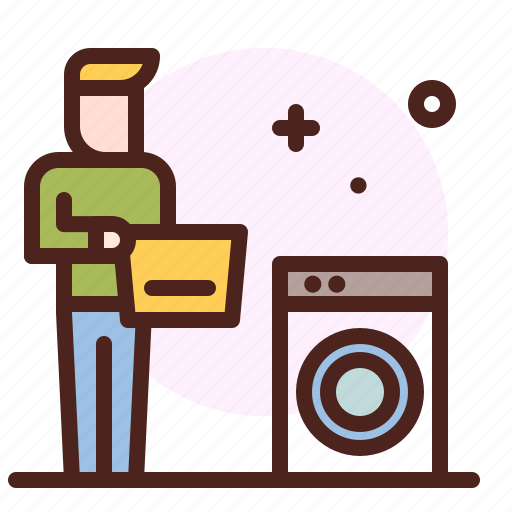 People, wash, laundry, home icon - Download on Iconfinder