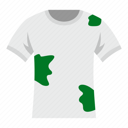 Cloth, clothing, dirt, dirty, shirt, stain, white icon - Download on Iconfinder