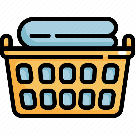 Basket, clothes, clothing, laundry icon - Download on Iconfinder