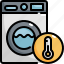 clothing, laundry, machine, temperature, thermometer, washing, water 
