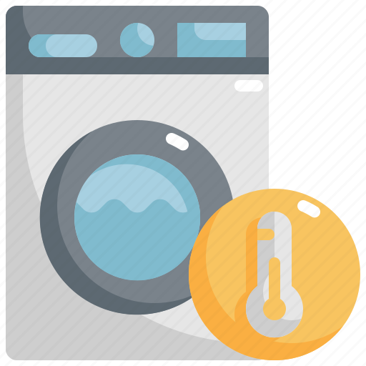Clothes, clothing, laundry, machine, temperature, thermometer, washing icon - Download on Iconfinder