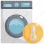 clothes, clothing, laundry, machine, temperature, thermometer, washing 