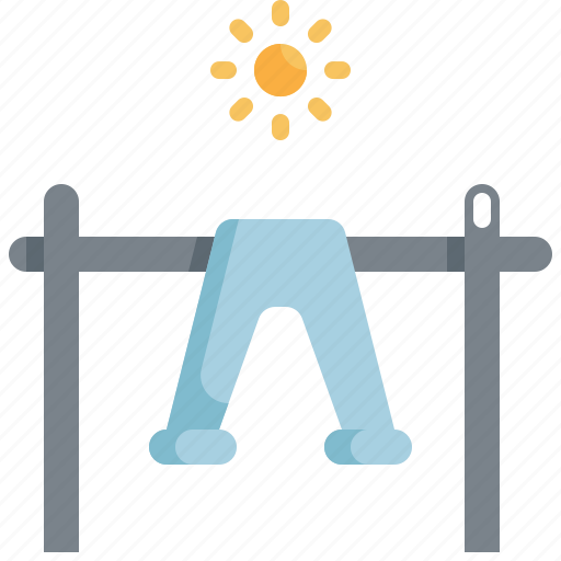 Dry, jeans, laundry, pants, sun, trouser, washing icon - Download on Iconfinder