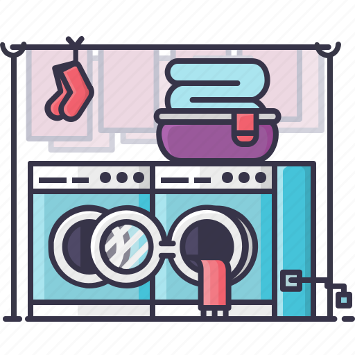 Bucket, cloths, kids, laundry, machine, socks, washing icon - Download on Iconfinder