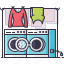 cloths, laundry, machine, switch, washing, women 