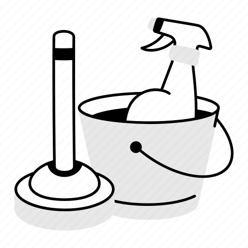 Cleaning spray, wiping spray, spray bottle, surface cleaner, liquid cleaner illustration - Download on Iconfinder