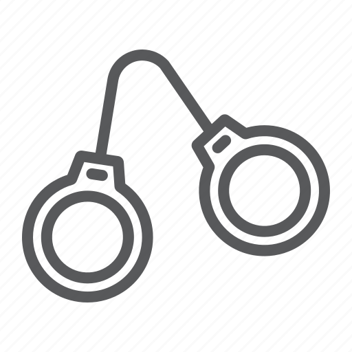 Arrest, chain, crime, handcuffs, justice, law, police icon - Download on Iconfinder