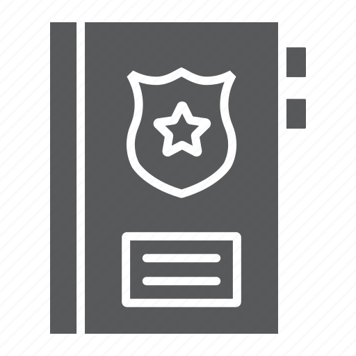 Criminal, law, note, police, record, report icon - Download on Iconfinder