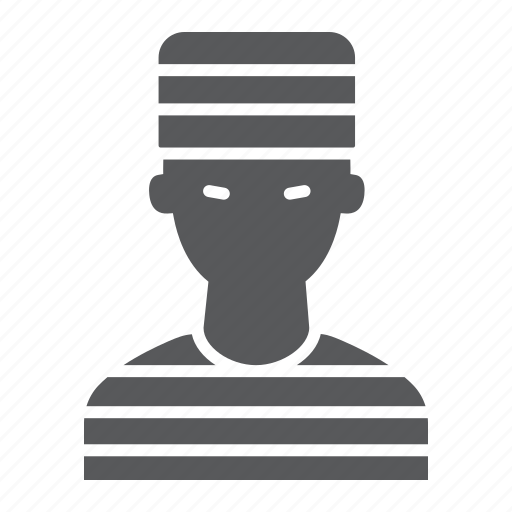 Crime, criminal, jail, law, man, person, prisoner icon - Download on Iconfinder