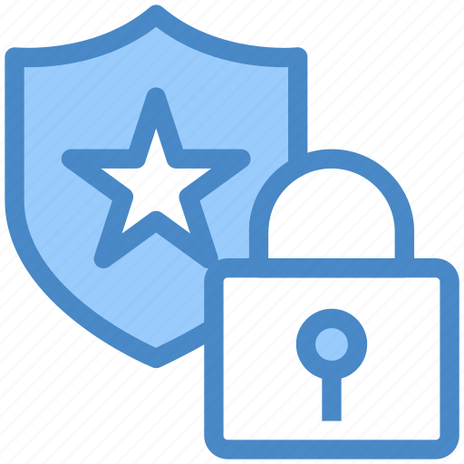 Lock, security, badge, police, safe, justice icon - Download on Iconfinder