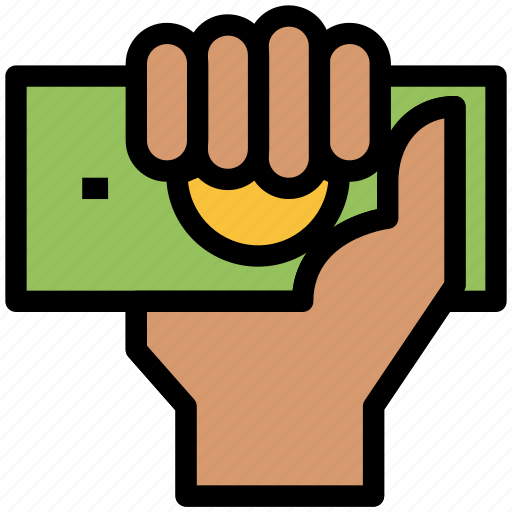 Dollar, money, cash, payment, justice, hand icon - Download on Iconfinder