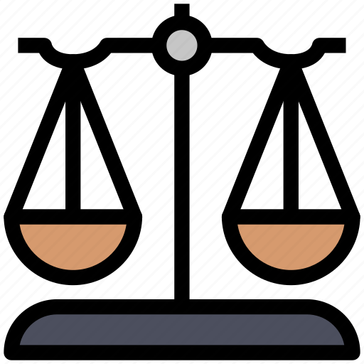 Justice, balance, law, scales icon - Download on Iconfinder