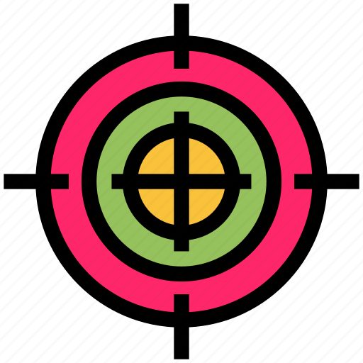 Target, goal, aim, focus, gun icon - Download on Iconfinder