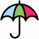 umbrella, rain, protection, insurance, security