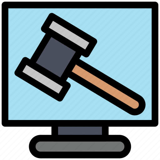 Judge, law, monitor, legal, justice, order icon - Download on Iconfinder