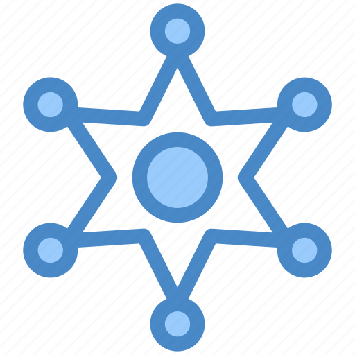 Badge, cop, marshall, police, sheriff, star, justice icon - Download on Iconfinder