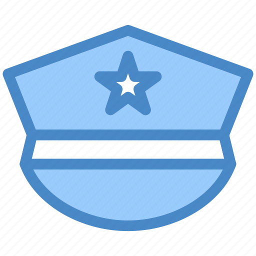 Police cap, justice, officer cap, army cap icon - Download on Iconfinder