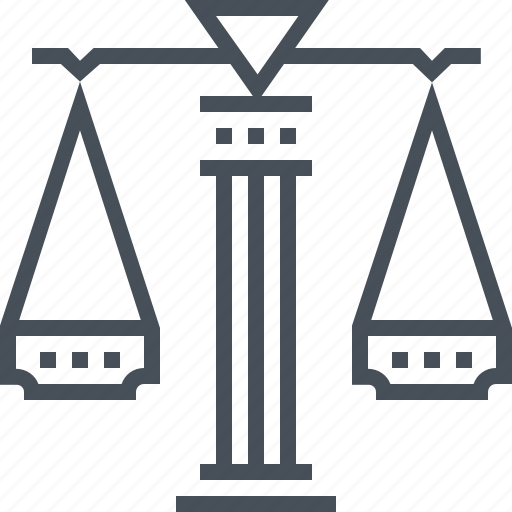 Court, judge, law, lawyer, prison, scale, trial icon - Download on Iconfinder