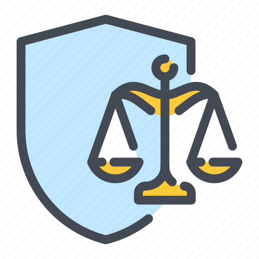 Defence, justice, law, prodection, scale, security, shield icon - Download on Iconfinder
