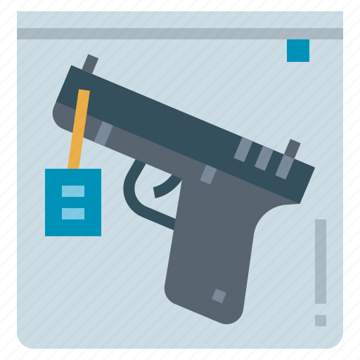 Crime, evidence, gun, investigate icon - Download on Iconfinder