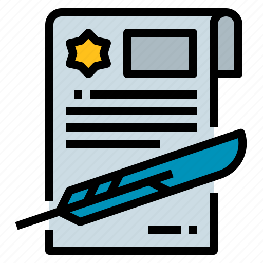 Adjudicate, feather, ink, law, quill icon - Download on Iconfinder