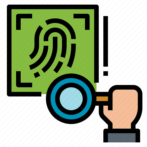 Biometrics, fingerprint, investigate, scanning icon - Download on Iconfinder