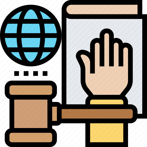 Swear, bible, honest, courtroom, testimony icon - Download on Iconfinder