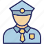 policeman, person, cop, policemen, security icon 