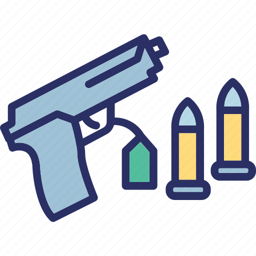 Bullet, crime, evidence, gun, investigation, pistol, weapon icon icon - Download on Iconfinder