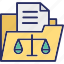 archive, file, justice, folder, storage icon 
