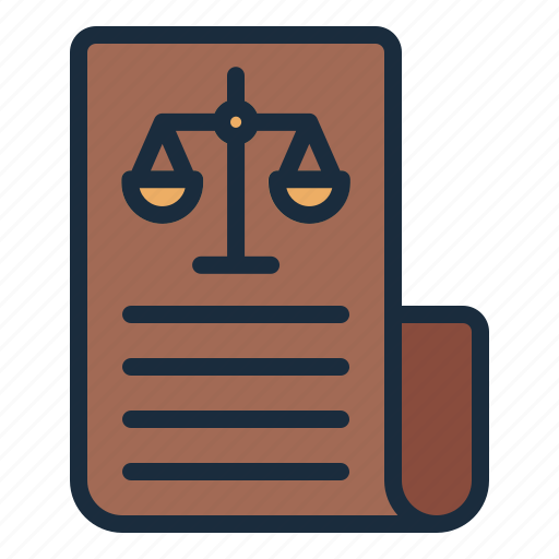 Document, file, paper, law, justice, legal icon - Download on Iconfinder