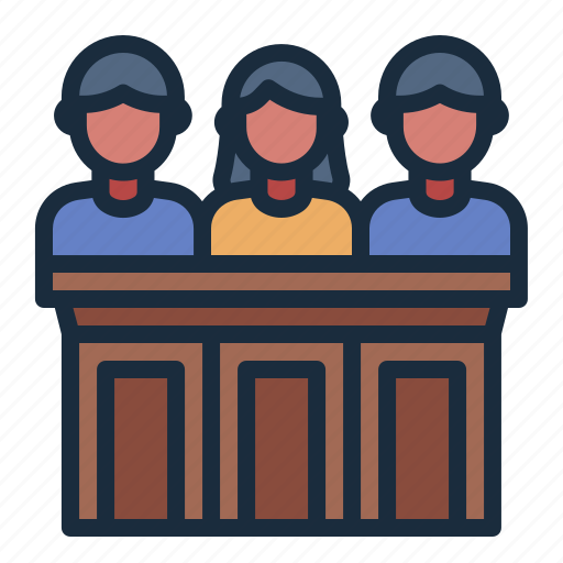 Jury, justice, legal, law, court icon - Download on Iconfinder