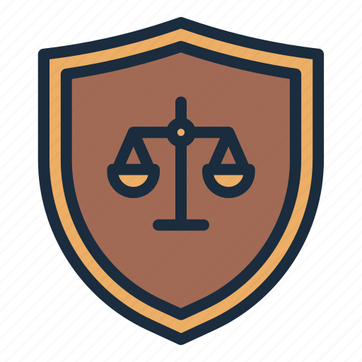 Protection, shield, law, security, justice, legal icon - Download on Iconfinder