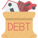 obligation, debt, money, payment, financial