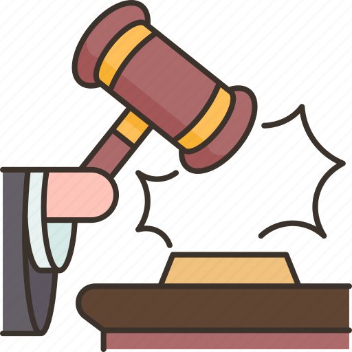 Advocate, court, gavel, judgement, justice icon - Download on Iconfinder