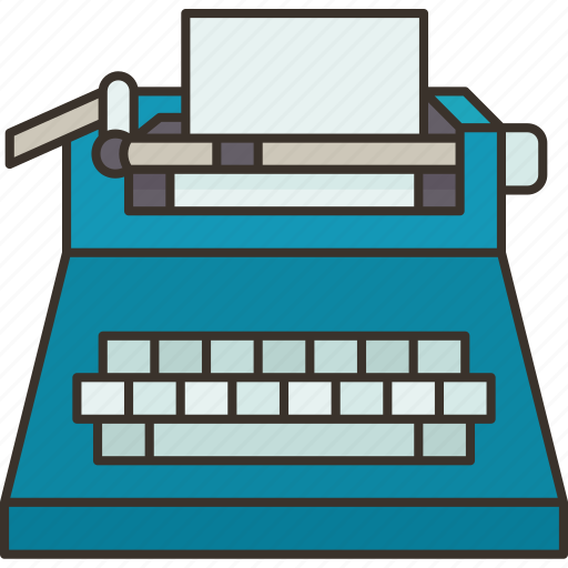 Typewriter, type, secretary, document, vintage icon - Download on ...