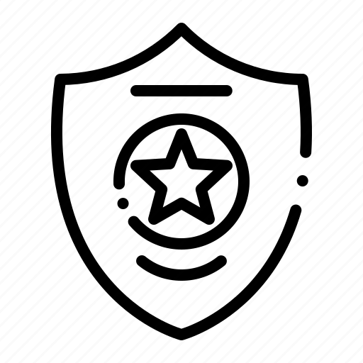 Badge, court, honor, law, police, sheriff, star icon - Download on Iconfinder