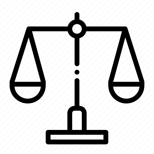 Balance, court, judicial, jurisprudence, justice, law, legal icon - Download on Iconfinder