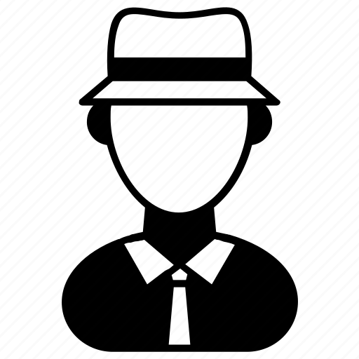 Male, detective, spy, agent, investigator, private, eavesdropper icon - Download on Iconfinder