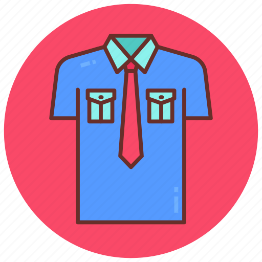 1, police, uniform, dress, shirt, blue, shirtmilitary icon - Download on Iconfinder