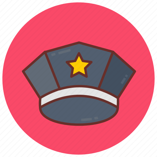 Policeman, hat, police, military, cap, servant, officer icon - Download on Iconfinder