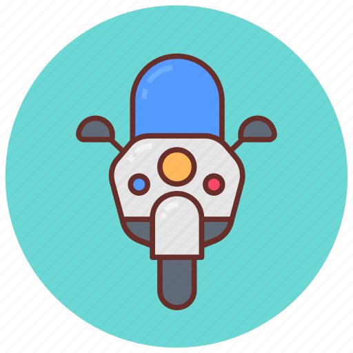Police, motorcycle, automobile, outrider, motor, bike, bicycle icon - Download on Iconfinder