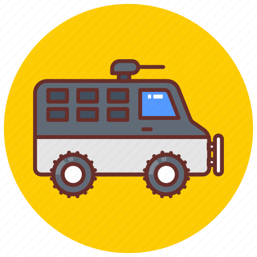 Police, armored, vehicle, tank, combat, panzer icon - Download on Iconfinder