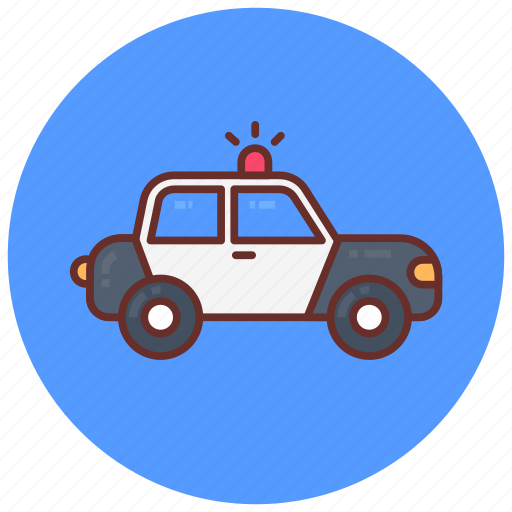 Police, cruiser, car, panda, van, vehicle, radio icon - Download on Iconfinder